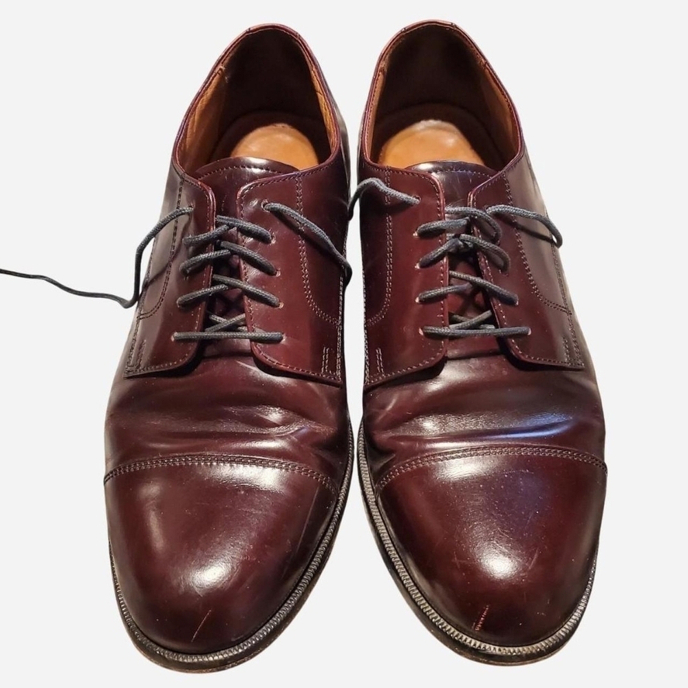 Bostonian Classics First Flex Burgundy Leather Oxfords